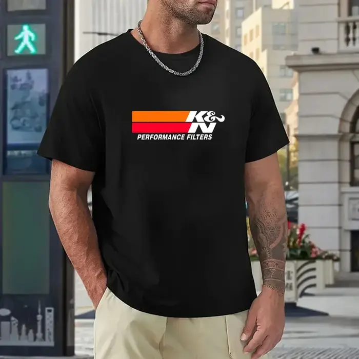 Nouveau T-ShirtK & N haute Performance filtres à Air et à huile prises d'air hommes coton Cool Haraj